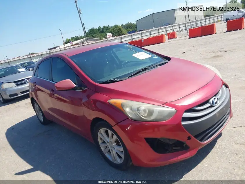 HYUNDAI ELANTRA 2014, VIN KMHD35LH7EU203325