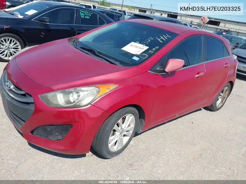 2014 HYUNDAI ELANTRA VIN KMHD35LH7EU203325 — фото 2