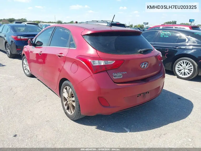 2014 HYUNDAI ELANTRA VIN KMHD35LH7EU203325 — фото 3