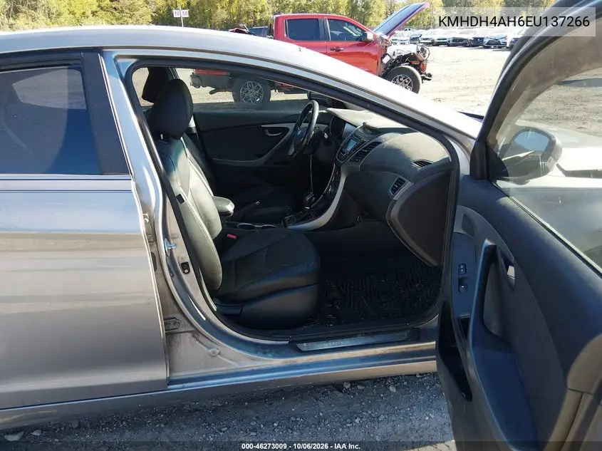 2014 HYUNDAI ELANTRA VIN KMHDH4AH6EU137266 — фото 5