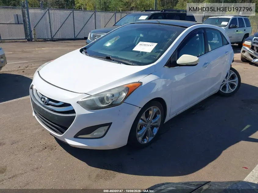 2014 HYUNDAI ELANTRA VIN KMHD35LH3EU197796 — фото 2