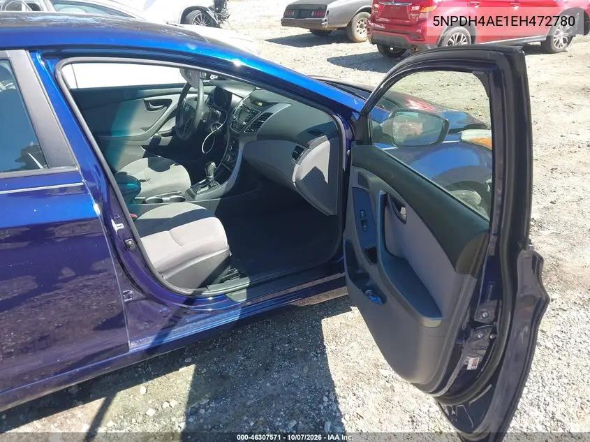 2014 HYUNDAI ELANTRA VIN 5NPDH4AE1EH472780 — фото 5