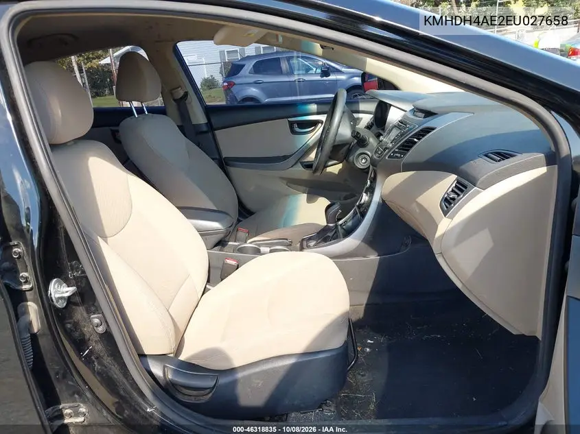2014 HYUNDAI ELANTRA VIN KMHDH4AE2EU027658 — фото 5