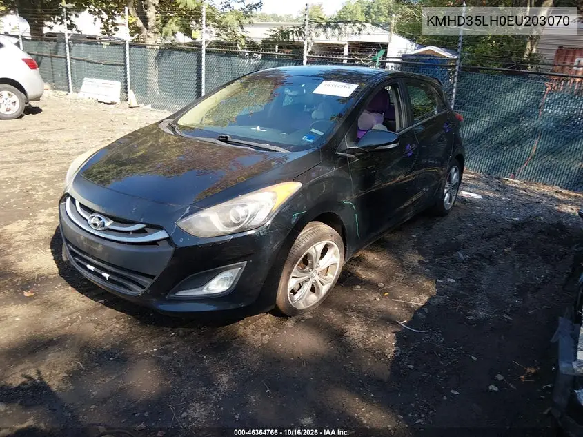 2014 HYUNDAI ELANTRA VIN KMHD35LH0EU203070 — фото 2