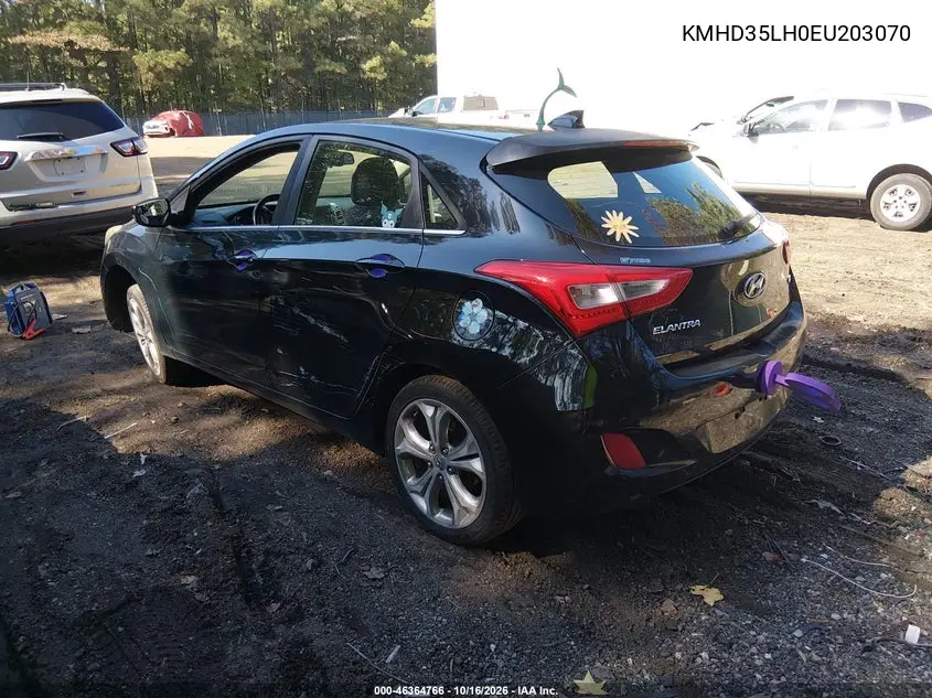 2014 HYUNDAI ELANTRA VIN KMHD35LH0EU203070 — фото 3