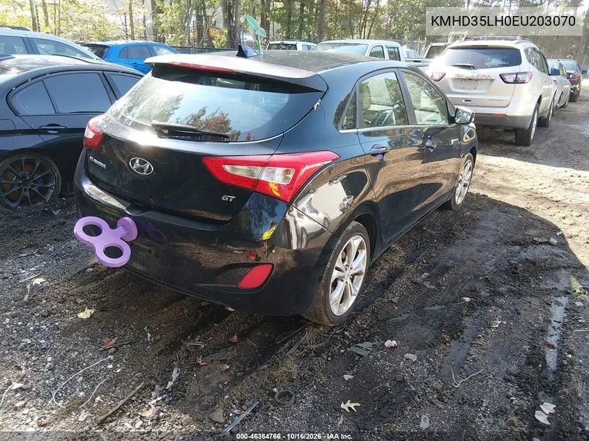 2014 HYUNDAI ELANTRA VIN KMHD35LH0EU203070 — фото 4