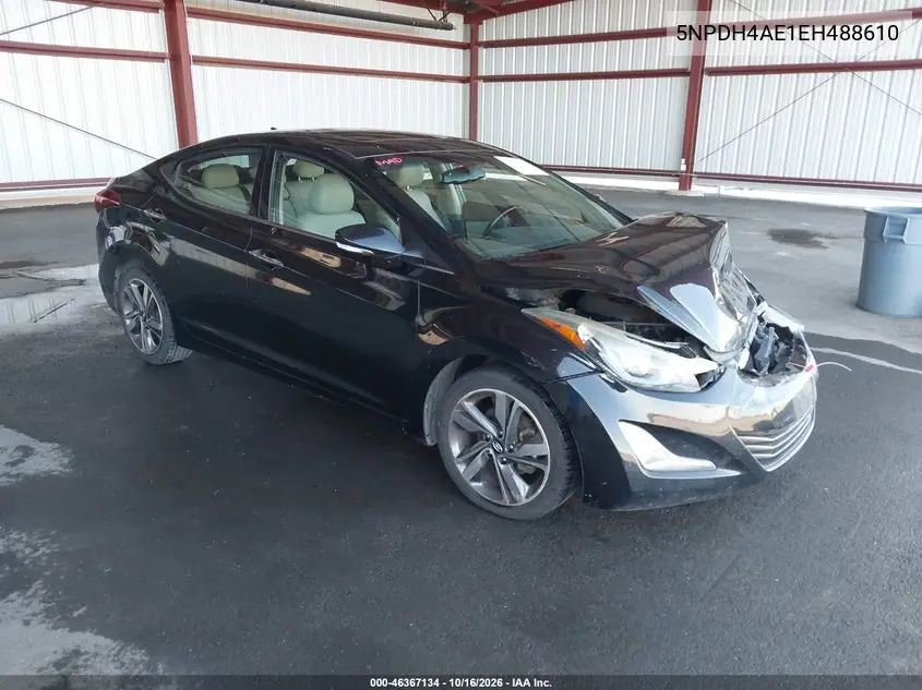 HYUNDAI ELANTRA 2014, VIN 5NPDH4AE1EH488610