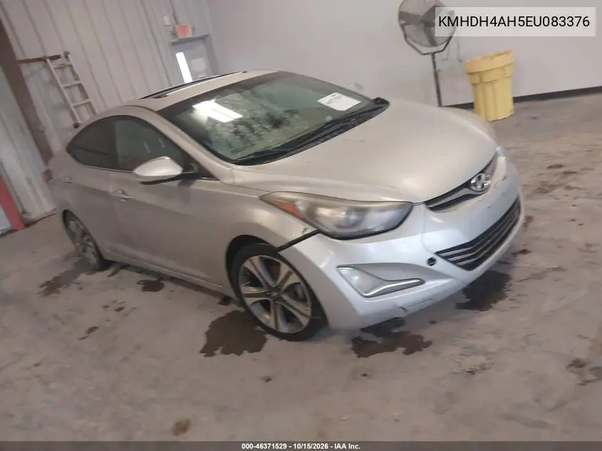 HYUNDAI ELANTRA 2014, VIN KMHDH4AH5EU083376