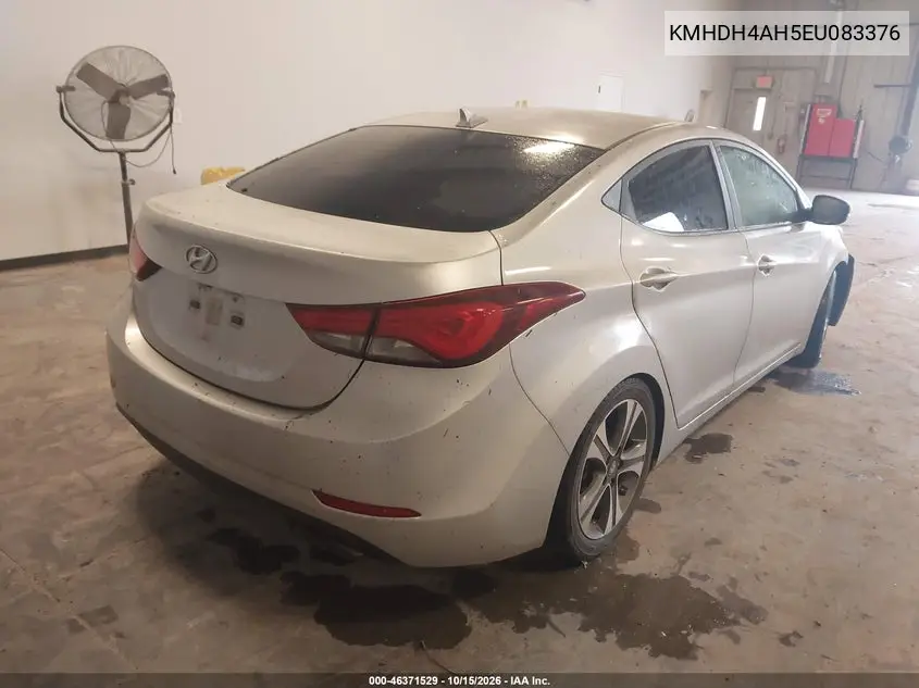 2014 HYUNDAI ELANTRA VIN KMHDH4AH5EU083376 — фото 4