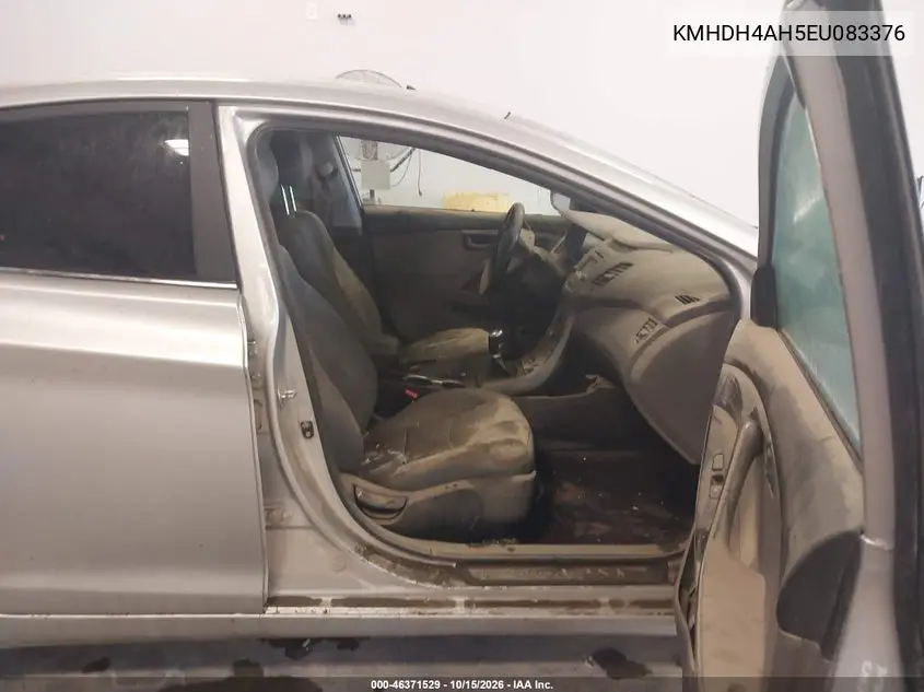 2014 HYUNDAI ELANTRA VIN KMHDH4AH5EU083376 — фото 5