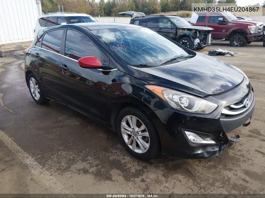 HYUNDAI ELANTRA 2014, VIN KMHD35LH4EU204867