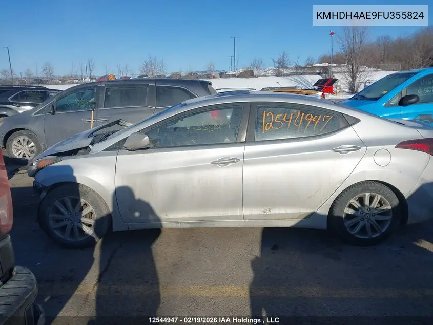 2015 HYUNDAI ELANTRA VIN KMHDH4AE9FU355824 — фото 15