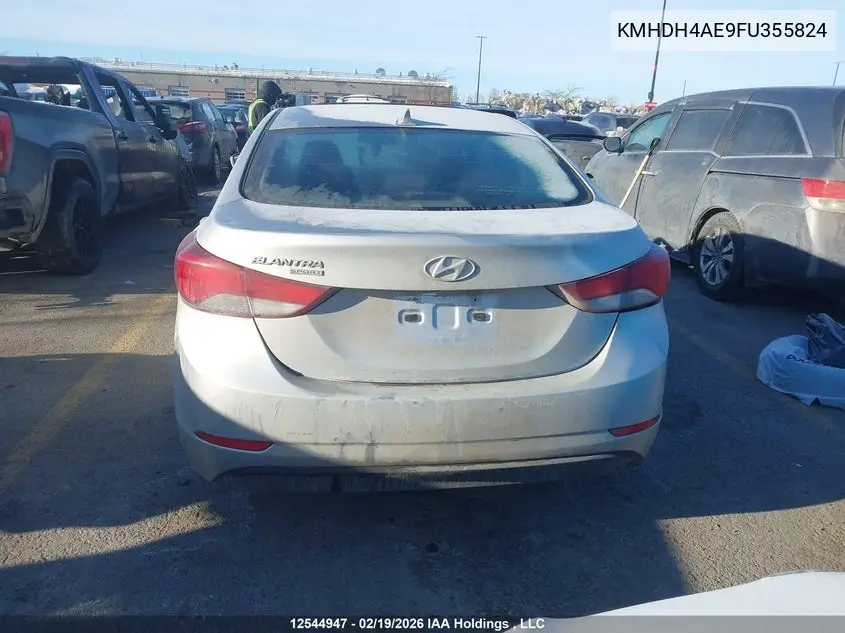 2015 HYUNDAI ELANTRA VIN KMHDH4AE9FU355824 — фото 17