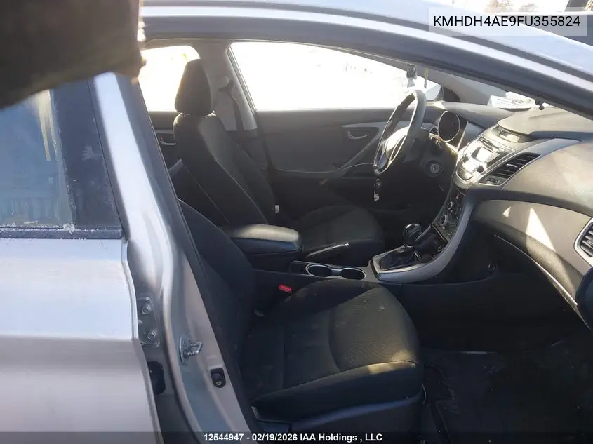 2015 HYUNDAI ELANTRA VIN KMHDH4AE9FU355824 — фото 5