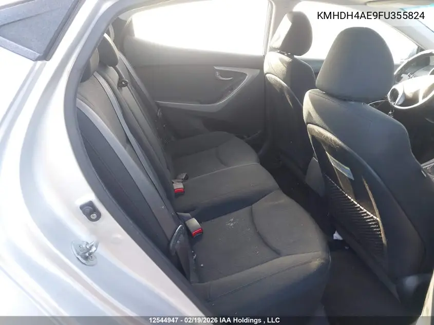 2015 HYUNDAI ELANTRA VIN KMHDH4AE9FU355824 — фото 8