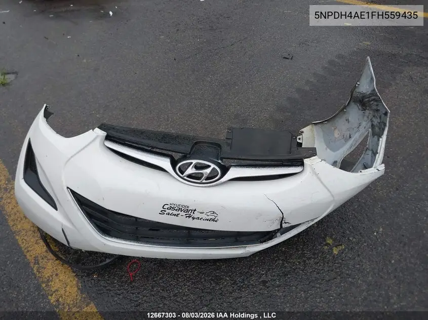 2015 HYUNDAI ELANTRA VIN 5NPDH4AE1FH559435 — фото 11