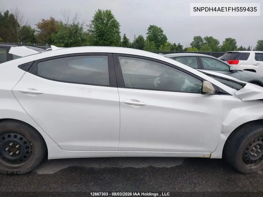 2015 HYUNDAI ELANTRA VIN 5NPDH4AE1FH559435 — фото 13