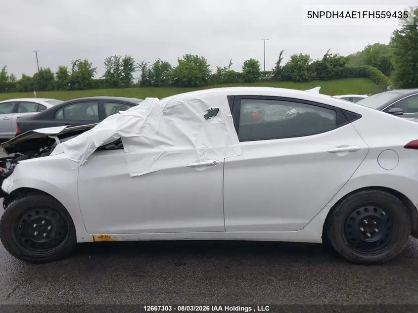 2015 HYUNDAI ELANTRA VIN 5NPDH4AE1FH559435 — фото 14