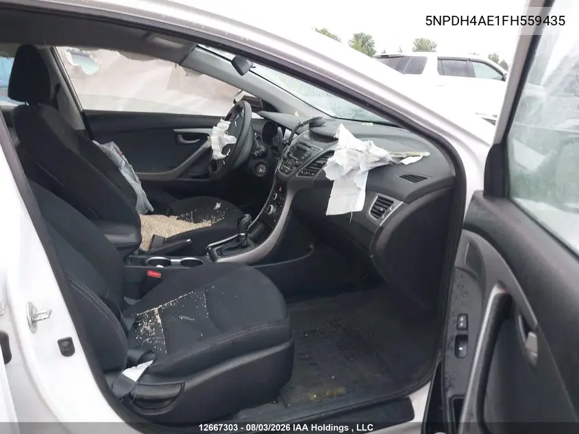 2015 HYUNDAI ELANTRA VIN 5NPDH4AE1FH559435 — фото 5