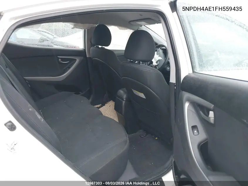 2015 HYUNDAI ELANTRA VIN 5NPDH4AE1FH559435 — фото 8