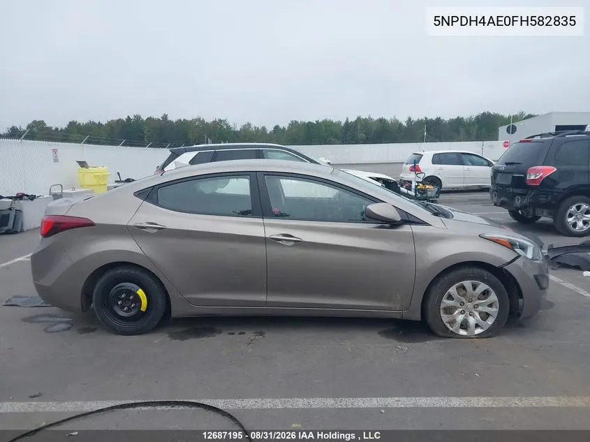 2015 HYUNDAI ELANTRA VIN 5NPDH4AE0FH582835 — фото 13