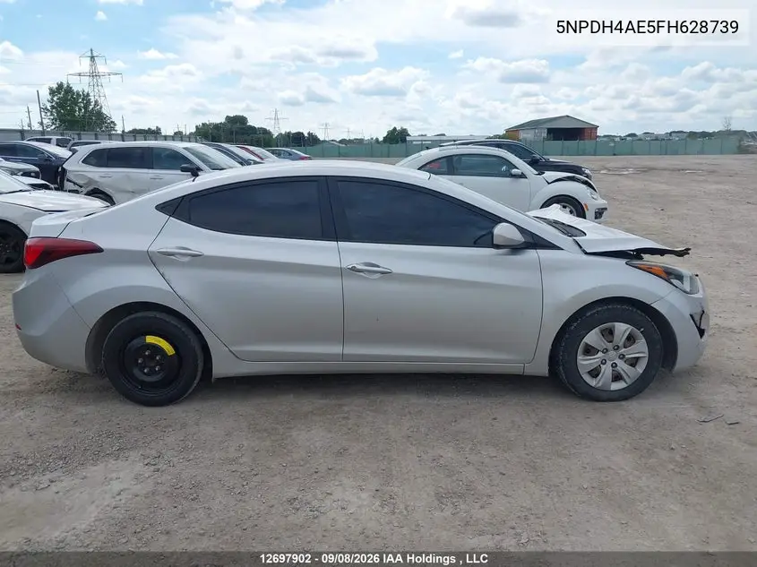 2015 HYUNDAI ELANTRA VIN 5NPDH4AE5FH628739 — фото 14