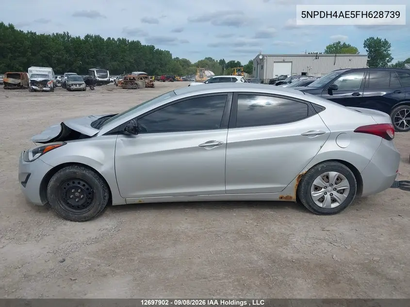 2015 HYUNDAI ELANTRA VIN 5NPDH4AE5FH628739 — фото 15
