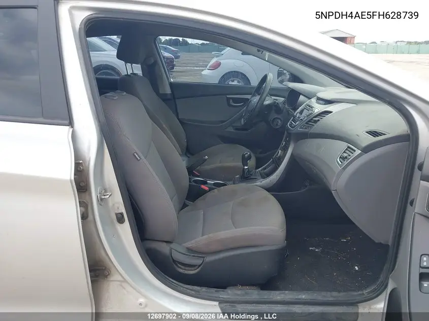 2015 HYUNDAI ELANTRA VIN 5NPDH4AE5FH628739 — фото 5
