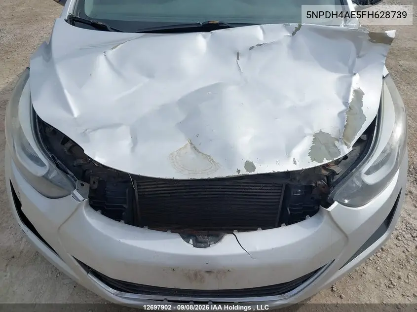 2015 HYUNDAI ELANTRA VIN 5NPDH4AE5FH628739 — фото 6