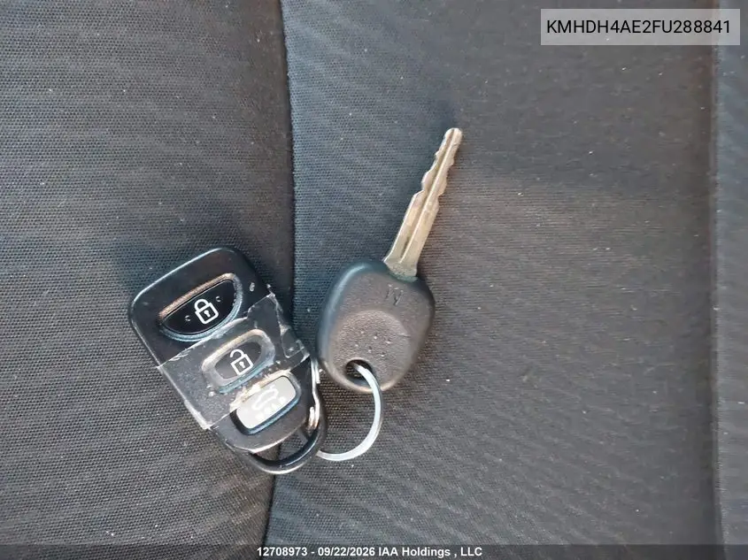 2015 HYUNDAI ELANTRA VIN KMHDH4AE2FU288841 — фото 10