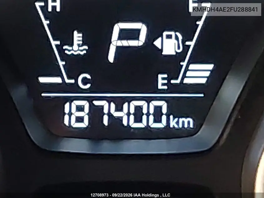 2015 HYUNDAI ELANTRA VIN KMHDH4AE2FU288841 — фото 14