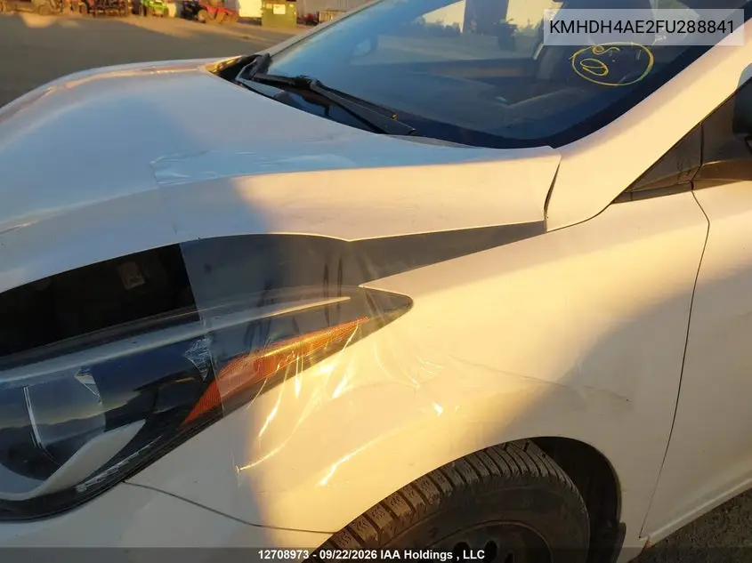 2015 HYUNDAI ELANTRA VIN KMHDH4AE2FU288841 — фото 20