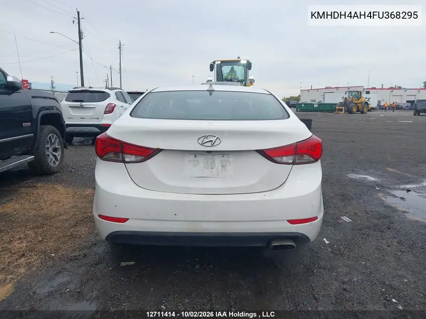 2015 HYUNDAI ELANTRA VIN KMHDH4AH4FU368295 — фото 17