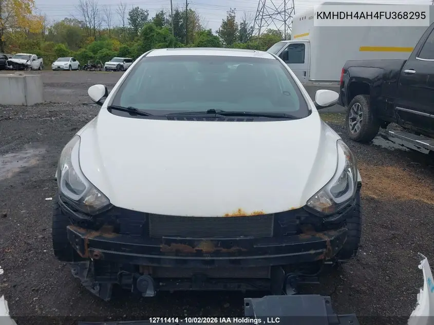 2015 HYUNDAI ELANTRA VIN KMHDH4AH4FU368295 — фото 6
