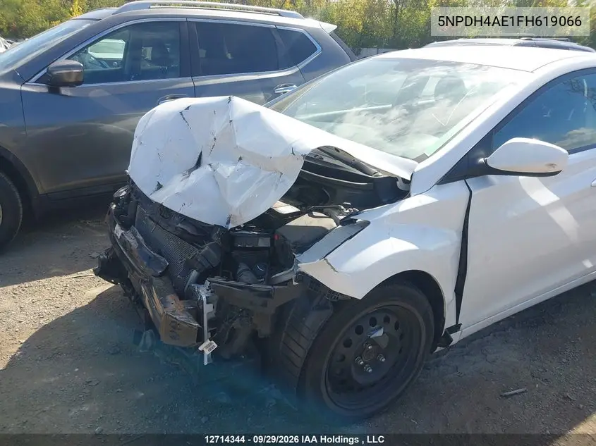 2015 HYUNDAI ELANTRA VIN 5NPDH4AE1FH619066 — фото 6