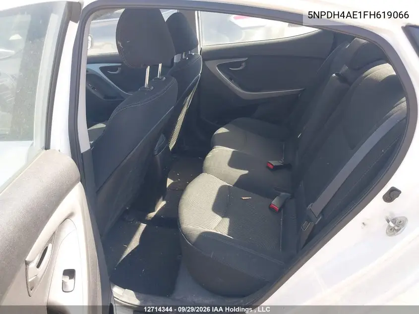 2015 HYUNDAI ELANTRA VIN 5NPDH4AE1FH619066 — фото 8