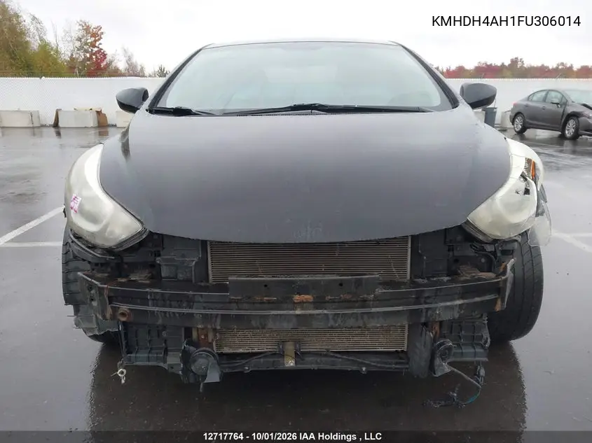 2015 HYUNDAI ELANTRA VIN KMHDH4AH1FU306014 — фото 13
