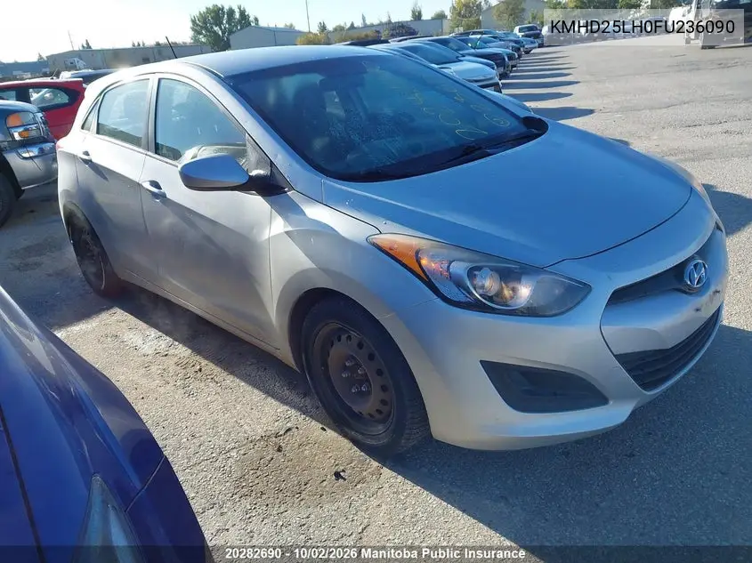 HYUNDAI ELANTRA 2015, VIN KMHD25LH0FU236090