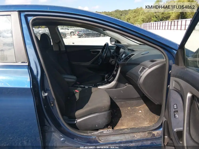 2015 HYUNDAI ELANTRA VIN KMHDH4AE1FU354862 — фото 5