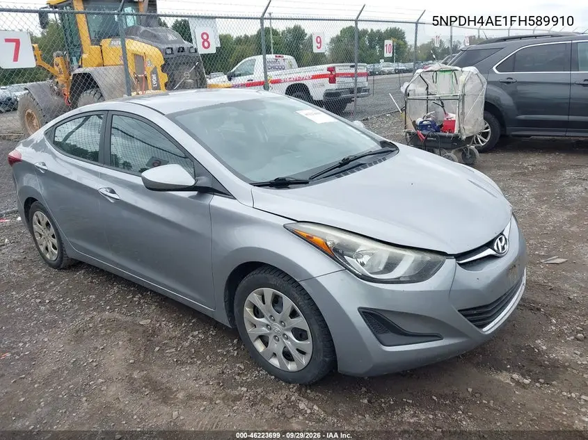 HYUNDAI ELANTRA 2015, VIN 5NPDH4AE1FH589910