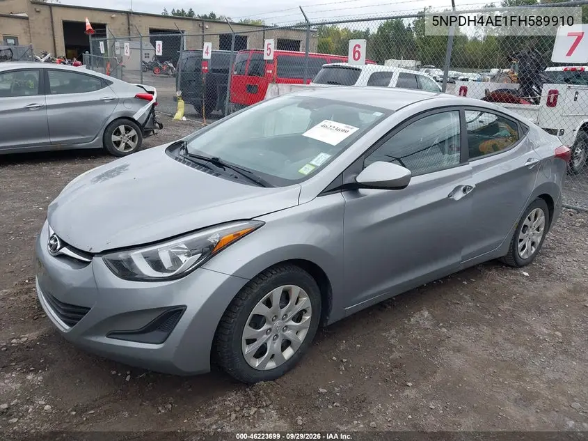 2015 HYUNDAI ELANTRA VIN 5NPDH4AE1FH589910 — фото 2