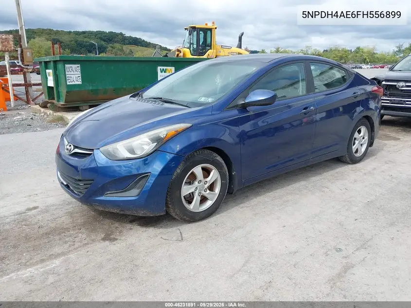2015 HYUNDAI ELANTRA VIN 5NPDH4AE6FH556899 — фото 2