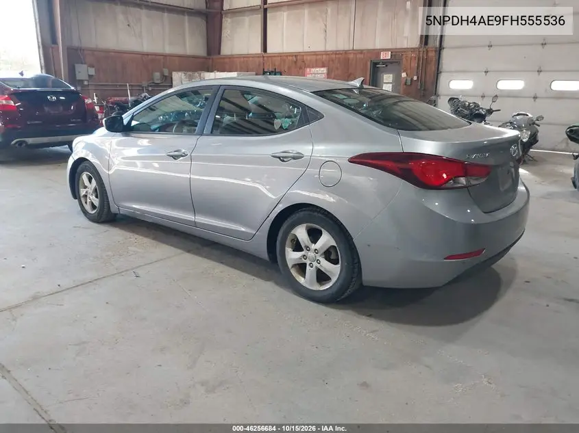 2015 HYUNDAI ELANTRA VIN 5NPDH4AE9FH555536 — фото 3