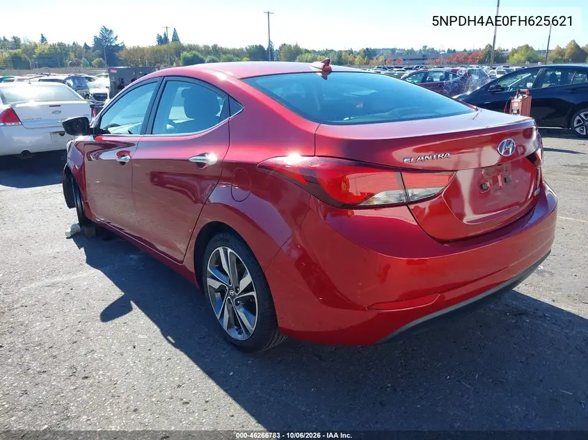 2015 HYUNDAI ELANTRA VIN 5NPDH4AE0FH625621 — фото 3