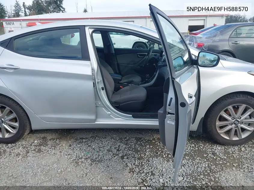 2015 HYUNDAI ELANTRA VIN 5NPDH4AE9FH588570 — фото 5