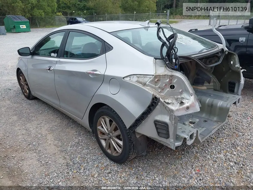 2015 HYUNDAI ELANTRA VIN 5NPDH4AE1FH610139 — фото 3