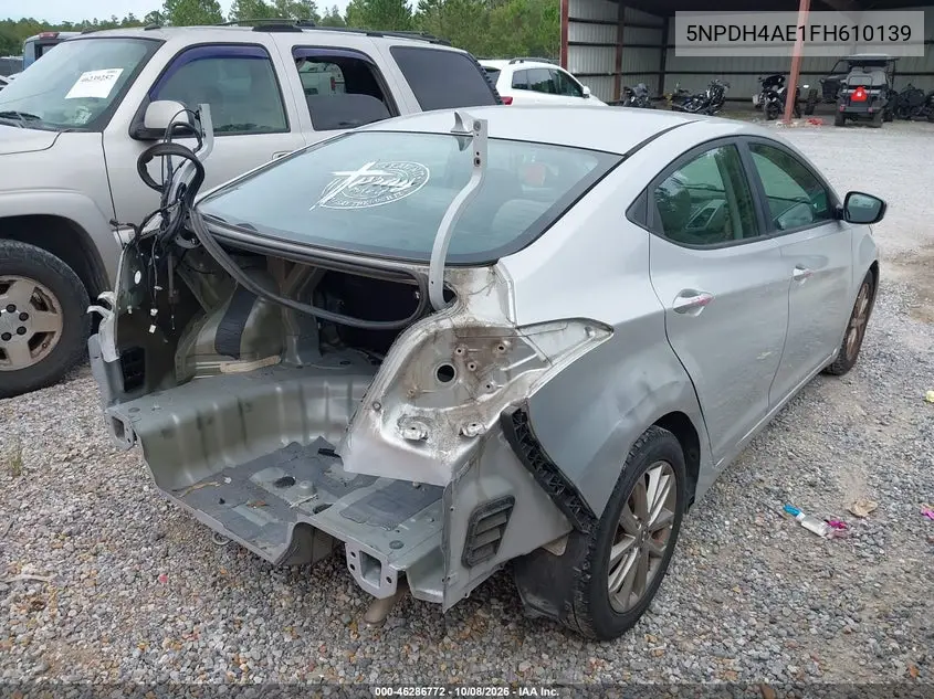 2015 HYUNDAI ELANTRA VIN 5NPDH4AE1FH610139 — фото 4