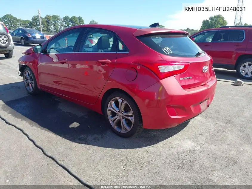 2015 HYUNDAI ELANTRA VIN KMHD35LH4FU248031 — фото 3