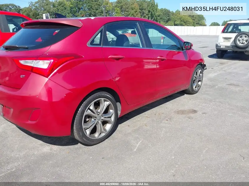 2015 HYUNDAI ELANTRA VIN KMHD35LH4FU248031 — фото 4