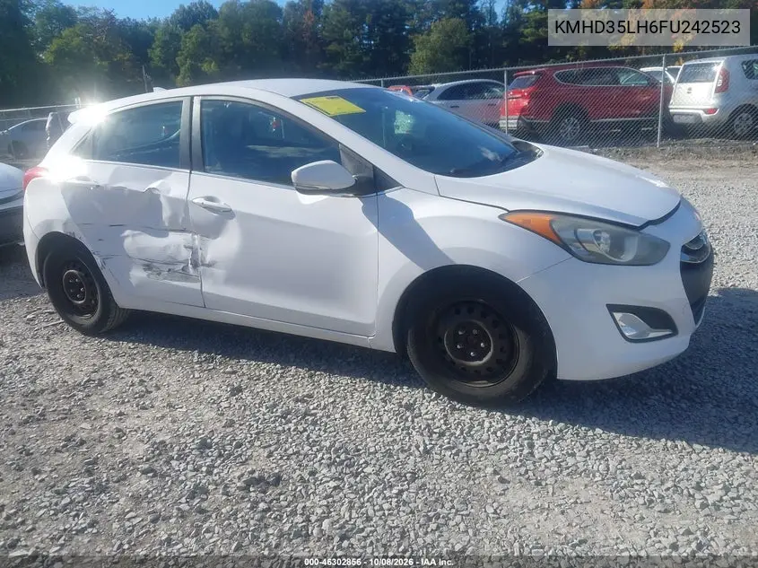 HYUNDAI ELANTRA 2015, VIN KMHD35LH6FU242523